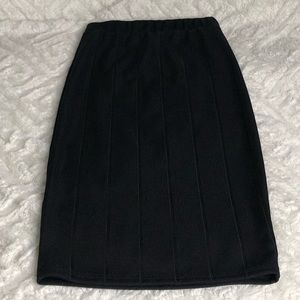 Lulus black pencil skirt XS